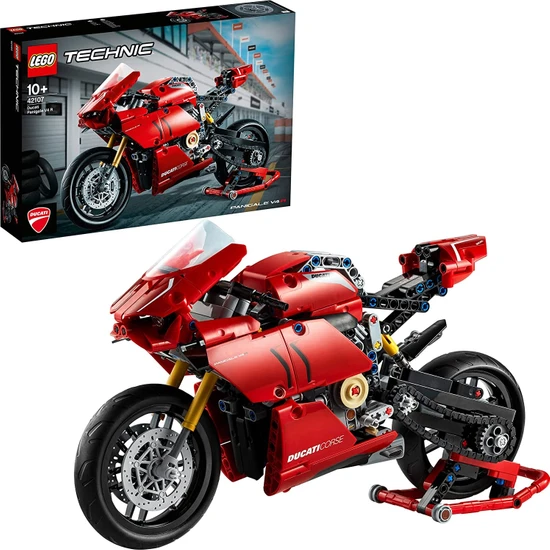 Toptan Bulurum Technic Ducati Panigale V4 R 42107 - Araçları Seven Yşkinler Için Koleksiyonluk Model Yapım S (646 Parça)