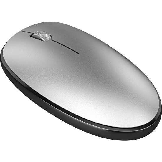 Pusat Business Pro Sessiz Kablosuz Şarjlı Mouse - Gümüş