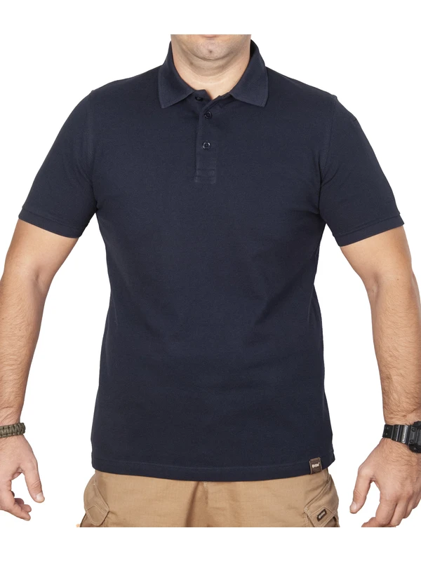 Yds Professional Polo T-Shirt -Lacivert (Profesyonel Kisa Kollu Polo T-Shirt)