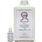 Rufus Concept RTV-2 10 Shore Beyaz Kalıp Silikonu 1kg Katalizör 20gr Kokusuz Özellik