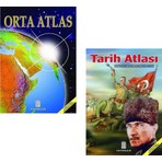Ata Yayıncılık Orta Atlas Tarih Atlası 5. Sınıf Sosyal Bilgiler Programına Uygun 100 Sayfa