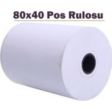 Pos Rulo Termal 80X40 10 Adet Termal Rulo Kağıdı