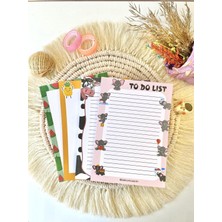 Aşktan Basım Hizmetleri Aşktan Basım 4lü Note Pad To Do List Bloknot 10X14 cm