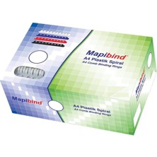 Mapibind 38MM Plastik Spiral Siyah 50 Adet