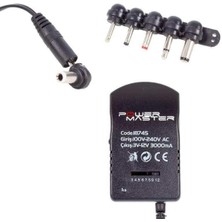 Mcm Group Powermaster PM-18745 3 Volt - 12 Volt 3 Amper Çok Uçlu Ayarlı Kademeli Adaptör