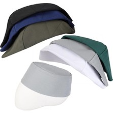 Hediyeleşin Namaz Takkesi Düz Kalıp Kumaş Takke 1 Paket 12 Adet