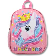 Famebag Famebagli Unicorn Anaokulu Çantası Beslenme Kalem Çantası Seti