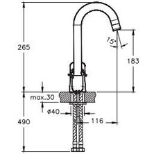 Artema Nora S Lavabo Bataryası Döner Borulu - A42876