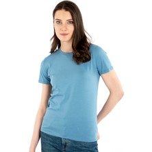 Story Of Basics Bisiklet Yaka Kısa Kollu Kadın T-Shirt