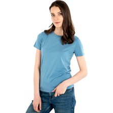Story Of Basics Bisiklet Yaka Kısa Kollu Kadın T-Shirt