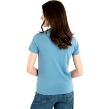 Story Of Basics Bisiklet Yaka Kısa Kollu Kadın T-Shirt