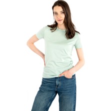 Story Of Basics Bisiklet Yaka Kısa Kollu Kadın T-Shirt