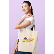 Populus Spiderman Yazılı Bez Çanta