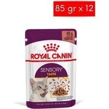 Royal Canin Sensory Taste Gravy 85 GRX12 Adet Kedi Konservesi