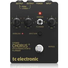 TC Electronic SCF Gold Stereo Chorus + Pitch Modulator Flanger Pedalı