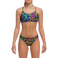 Funkita Spin The Bottle Bikini Takımı, Alt, Üst Takım Kız Çocuk Bikini