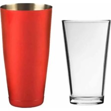 Adin Tasarım Kokteyl Seti 3 Parça Baston Shaker 750 ml Bar Süzgeci Buz Maşası Kokteyl Hazırlık Seti Bartender