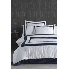 Dantela Pamuk Saten Biyeli Çift Kişilik Nevresim Takımı - Vitali