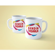 Hesaplısı Burada Kendin Tasarla Logo Resim Basılı Kupa Bardak