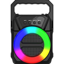 Newface ABS-1309 Rgb Fm Kablosuz Hoparlör - Siyah