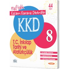 Kurmay Yayınları LGS 8.Sınıf T.C.İnkılap Tarihi ve Atatürkçülük Haftalık Kazanım Kavrama Denemeleri