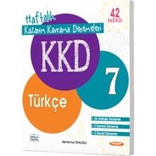 Kurmay Yayınları 7.Sınıf Türkçe Haftalık Kazanım Kavrama Denemeleri