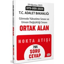 Editör Yayınları Adalet Bakanlığı GYS-Uds Ortak Alan Soru-Cevap