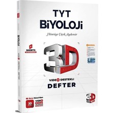 3D Yayınları Yks TYT Biyoloji Video Destekli Defter