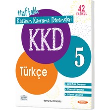 Kurmay Yayınları 5.Sınıf Türkçe Haftalık Kazanım Kavrama Denemeleri