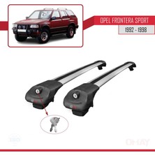 Opel Frontera Sport 1992-1998 Arası ile Uyumlu Ace-1 Ara Atkı Tavan Barı Gri