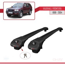 Vauxhall Frontera 1999-2004 Arası ile Uyumlu Ace-1 Ara Atkı Tavan Barı Siyah