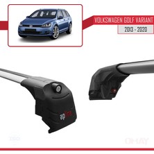 Volkswagen Golf Varıant (Mk7-5g) 2013-2020 Arası ile Uyumlu Ace-2 Ara Atkı Tavan Barı Gri