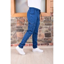 Quits Kids Bel ve Paça Lastikli Yanları Kargo Cep Fermuarlı Erkek PANTOLON-4444