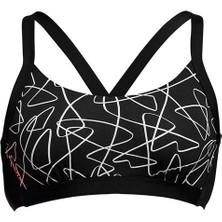 Funkita x Fit Texta Mess Kadın Tek Üst Bra / Sporcu Sütyeni, Çift Geniş Askılı Çapraz Sırt