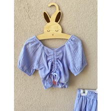 Lila Butik Kız Çocuk Etekli Takım
