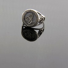 İpek Silver 925 Ayar Gümüş Türk Yüzük