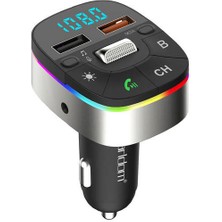 Newface Earldom M74 Bluetooth Usb3.0 Dijital Fm Transmitter - Siyah