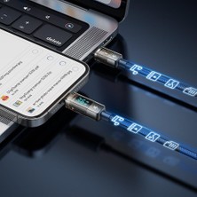 Mcdodo CA-3600 Type-C To Lightning Dijital Ekranlı iPhone Şarj & Data Kablosu 1.2m - Siyah