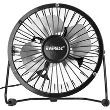 Everest EFN-482 Masaüstü Siyah Metal USB Fan