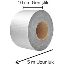 Yüksek Sıcaklık Dayanan Su Geçirmez Çatı Boru Duvar Çatlak Yapışkan Bant Folyo 5 mt x 10 cm