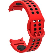 Nezih Case Samsung Galaxy Watch 6 40 / 44MM Orjinal Pim Tasarımlı Tam Uyumlu Delikli Silikon Kordon