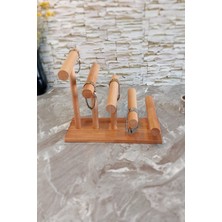 K&G Foot Rest Bilezik Bileklik Saat Takı Organizer Ahşap Askısı 27CM Takı Standı Askılık Takı Aksesuar Düzenleyici
