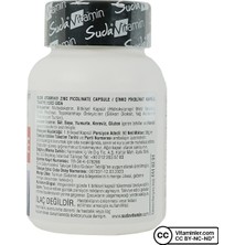 Suda Vitamin Zinc Picolinate 90 Kapsül