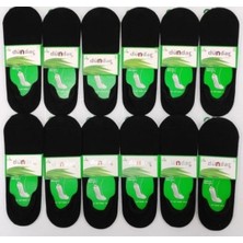 Dündar Plus 5541 Erkek Bambu Silikonlu Babet Çorap 6 Adet
