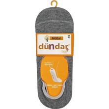Dündar Plus 6913 Bayan Modal Silikonlu Babet Çorap 12 Adet