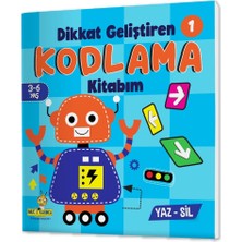 Yükselen Zeka 3-6 Yaş Kodlama Kitabım Seti Yaz-Sil
