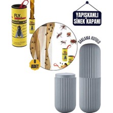Kapgan 8 Adet Yapışkanlı Sinek Şeridi Korumalı Kutulu 712544