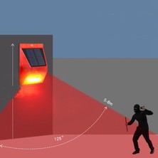 Upway Güneş Enerjili Solar Sesli Alarm Sistemi 129 Db Sesli Pır Hareket Sensörlü Kumandalı