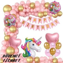 Düvenci Ticaret Lüks Doğum Günü Balon Seti