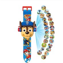 Jıngba Paw Patrol Projeksiyon Saat Chase 24 Farklı Karakteri Duvara Yansıtır